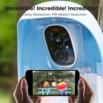 Sovmiku FCG6 AI Bird Feeder with 2K Solar Camera Squirrel Feeder Bird Identify Hummingbird attractant Motion Detection Real Time Views and Notifications SD Slot Ideal Gift for Bird Lovers for Parent - Image 4