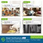 SYMYNELEC 5GHz Security Camera Indoor: 2K Baby Monitor with Phone App - Pet Camera with Speaker for Dog/Cat Owners - AI Motion Detection One-Touch Call Auto Tracking IR Night Vision TF/Cloud Storage - Image 5