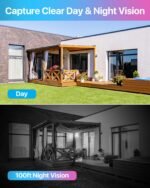 ZOSI 4 Pack 1080p Home Security Cameras with Audio Recording,Built-in Microphone,2MP 1920TVL HD-TVI Outdoor Indoor CCTV Cameras with 120ft IR Night Vision Weatherproof Surveillance Bullet Camera - Image 2