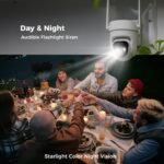 Vicohome 2CQ4 and 2QB AI Solar Security Camera Wireless Outdoor, Battery Powered Cam,Two Way Audio,Motion Detection,Color Night Vision,Easy to Setup,Audible Flashlight Siren - Image 9