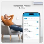 Breez Max | ENERGY STAR CERTIFIED Smart AC Controller | WiFi Thermostat for Mini-Split, Window, Portable ACs/Heat Pumps | AI-Based Tech | Free App, No Subscriptions | Alexa, Google, IFTTT etc. (White) - Image 6