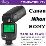 Altura Photo Camera Flash with LCD Display for DSLR & Mirrorless Cameras - External Speedlite Featuring a Standard Hot Shoe, Universal Speedlight for Canon, Sony, Nikon, Panasonic and More - Image 5