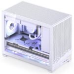 JONSBO D32 PRO White Micro-ATX PC Case,High Compatibility Mini Desktop Case,A/B Mode for MB, Support MATX Back-Connect/BTF MB,365mm GPU/240AIO/163mm Air Cooler,ATX/SFX PSU, USB3.2 PC Gaming,White