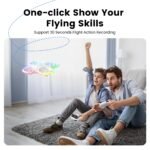 Ameta Drones for Kids Adults, RC Drone with 1080P HD FPV Camera, Cool Toys Gift for Boys Girls Teenage, STEM Toys with LED Light, Propeller Full Protect, 2 Batteries Long Flight Time and Remote Control, Easy to Fly - Image 8