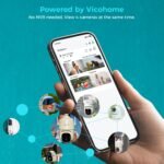 D2A Home Surveillance Battery Waterproof Wireless Video Doorbell with Chime and 5V Solar Panel,4-Times Charge for 1 year, Audible Alarm Easy to Setup,2.4GHz Wi-Fi,Human Detection,Two Way Audio - Image 2