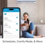 Breez Eco | Smart AC Controller for Mini Split, Window, Portable ACS | WiFi, Alexa, Google, Siri Shortcuts, SmartThings, IFTTT, Free App, NO Subscriptions | Schedules, Geofencing, Comfy (White) - Image 5