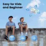 Ameta Drones for Kids Adults, RC Drone with 1080P HD FPV Camera, Cool Toys Gift for Boys Girls Teenage, STEM Toys with LED Light, Propeller Full Protect, 2 Batteries Long Flight Time and Remote Control, Easy to Fly - Image 5