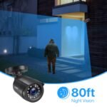 ZOSI 1080P 4 Pack HD TVI Security Cameras, 80ft Night Vision, Outdoor Indoor Weatherproof Bullet Camera for 1080P/5MP/4K HD TVI Analog CCTV DVR System - Image 5