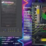 STGAubron Gaming PC Computer Desktop, Radeon RX 560 4G GDDR5, Intel Core i5 3.2G up to 3.6G, 16G RAM, 512G SSD, 600M WiFi, BT 5.0, RGB Fan x 3, Windows 11 Home - Image 7