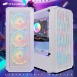 STGAubron Gaming PC Desktop, Radeon RX 580 8G GDDR5, Intel Core i5-9400F up to 4.1GHz, 16G DDR4, 1T SSD, 600M WiFi, BT 5.0, RGB Fan x 4, Windows 11 Home - Image 4